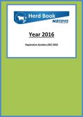 NZHCS Herd Book 2016