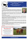 NZHCS Newsletter August 2017