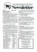 NZHCS Newsletter Autumn 2001