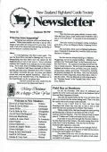 NZHCS Newsletter Summer 1998/99