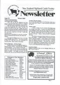 NZHCS Newsletter Winter 2003